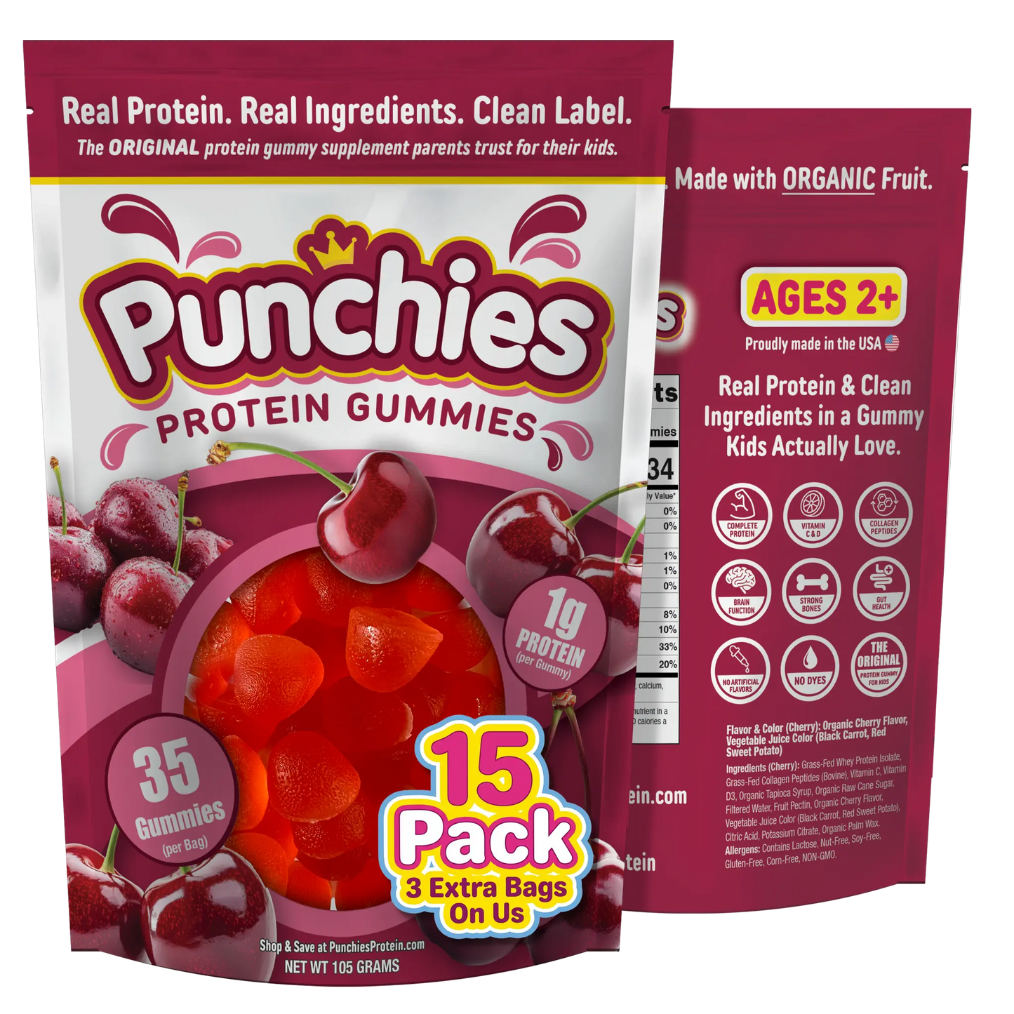 Protein Gummies for Kids Punchies