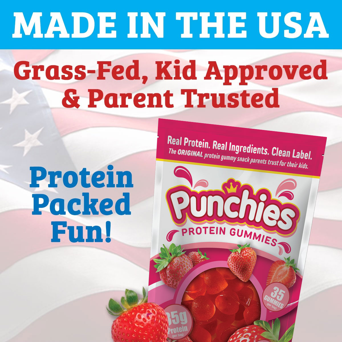 Punchies Protein Gummies – Variety