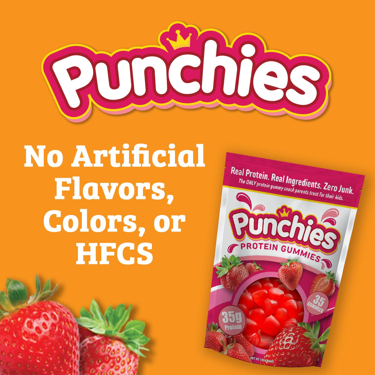 Punchies Protein Gummies - Green Apple