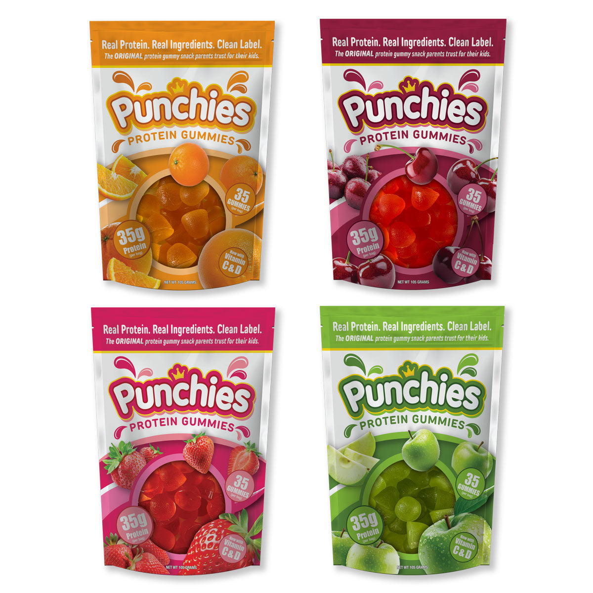 Punchies Protein Gummies – Variety