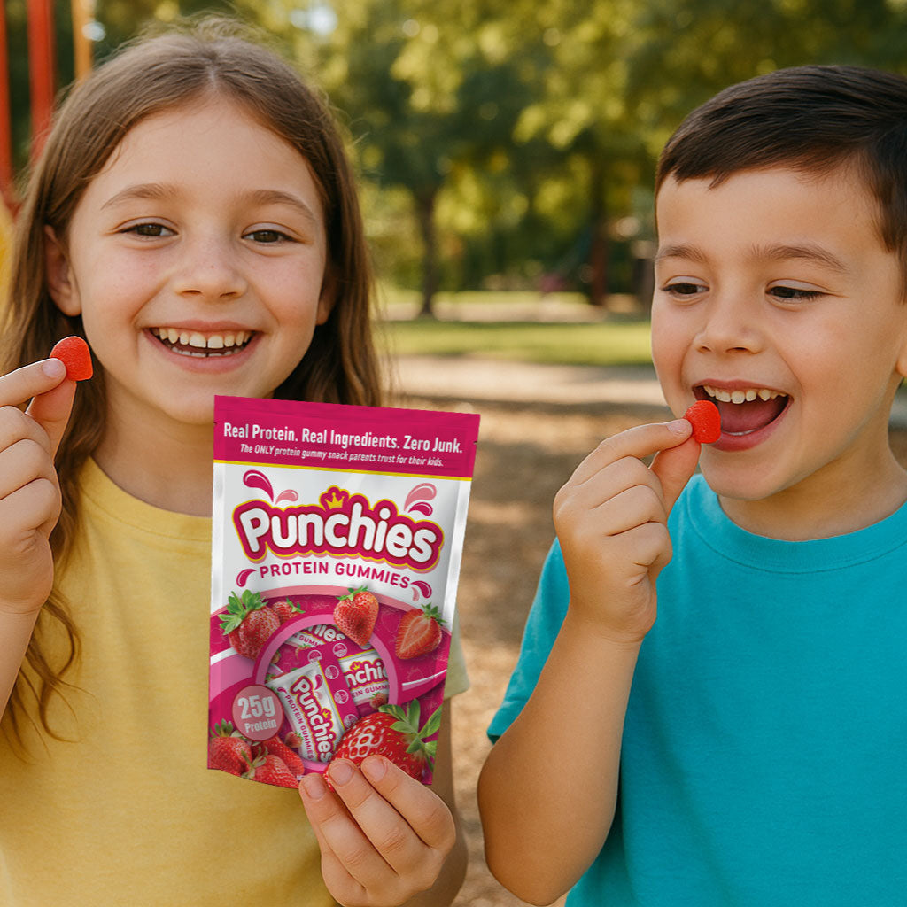 Punchies Strawberry Premium Protein Gummies 🍓 💪 🩷