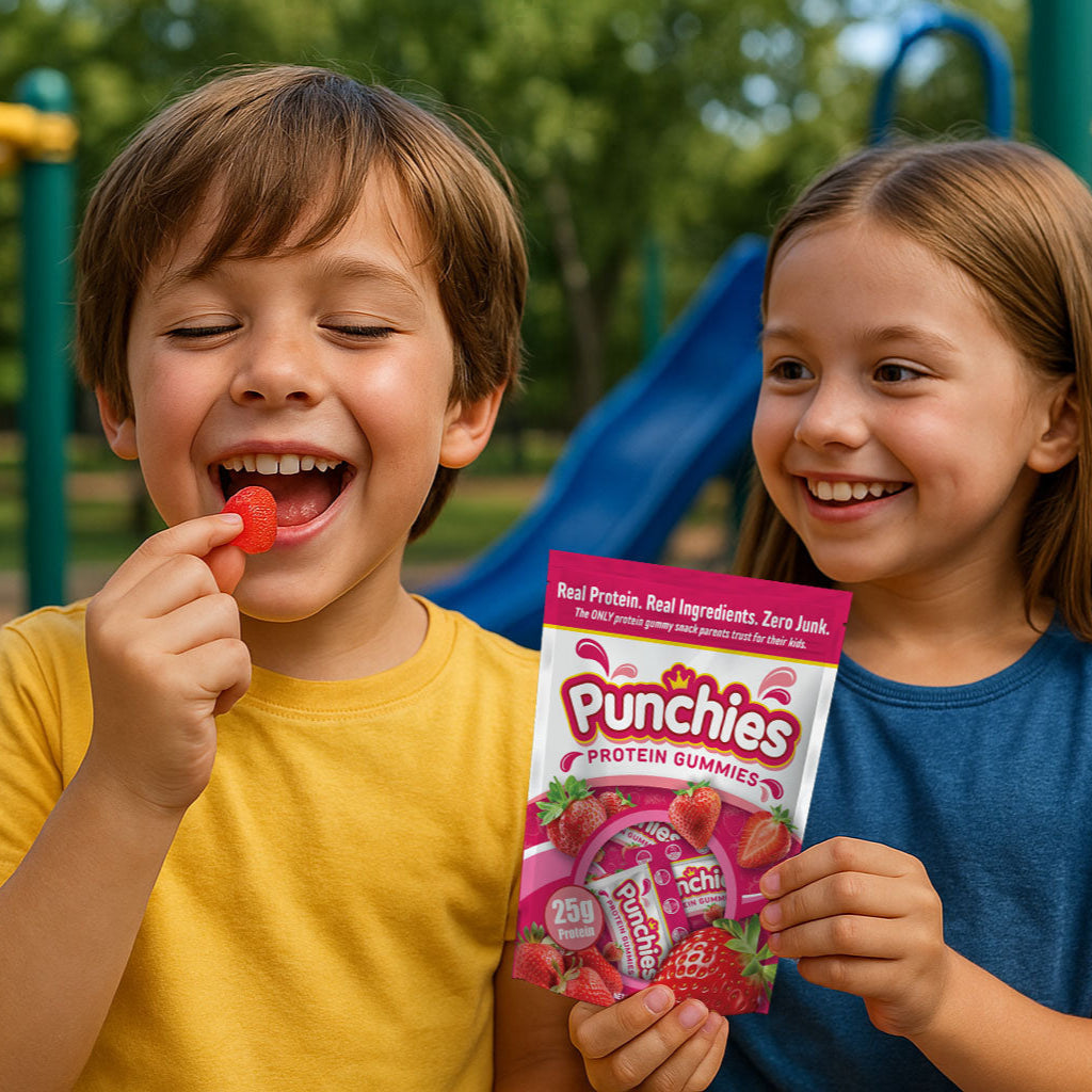 Punchies Strawberry Premium Protein Gummies 🍓 💪 🩷