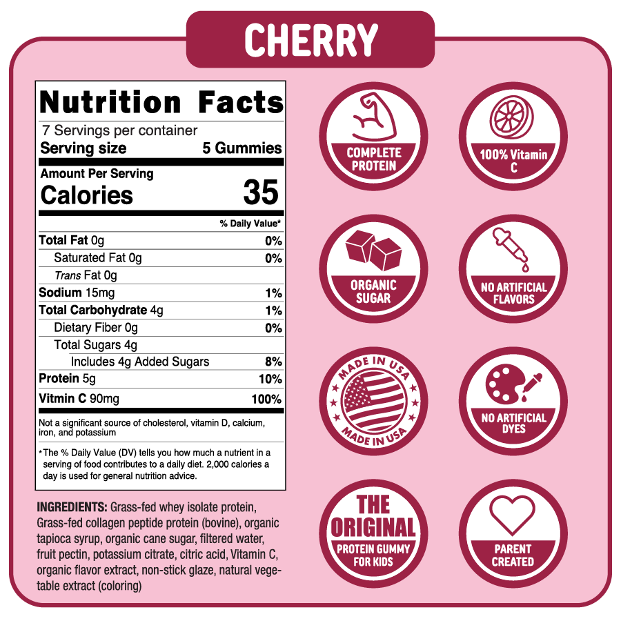 Punchies Protein Gummies - Cherry