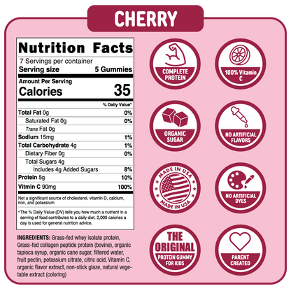 Punchies Protein Gummies - Cherry