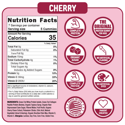 Punchies Protein Gummies - Cherry