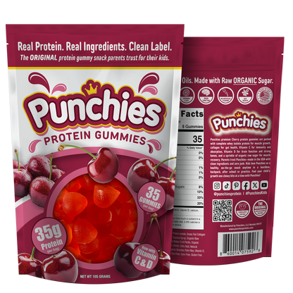 Punchies Protein Gummies - Green Apple
