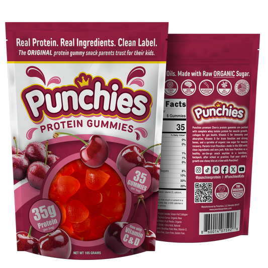 Punchies Protein Gummies - Cherry