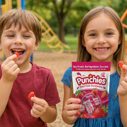 Punchies Strawberry Premium Protein Gummies 🍓 💪 🩷