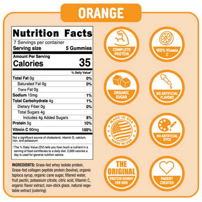 Punchies Protein Gummies - Orange
