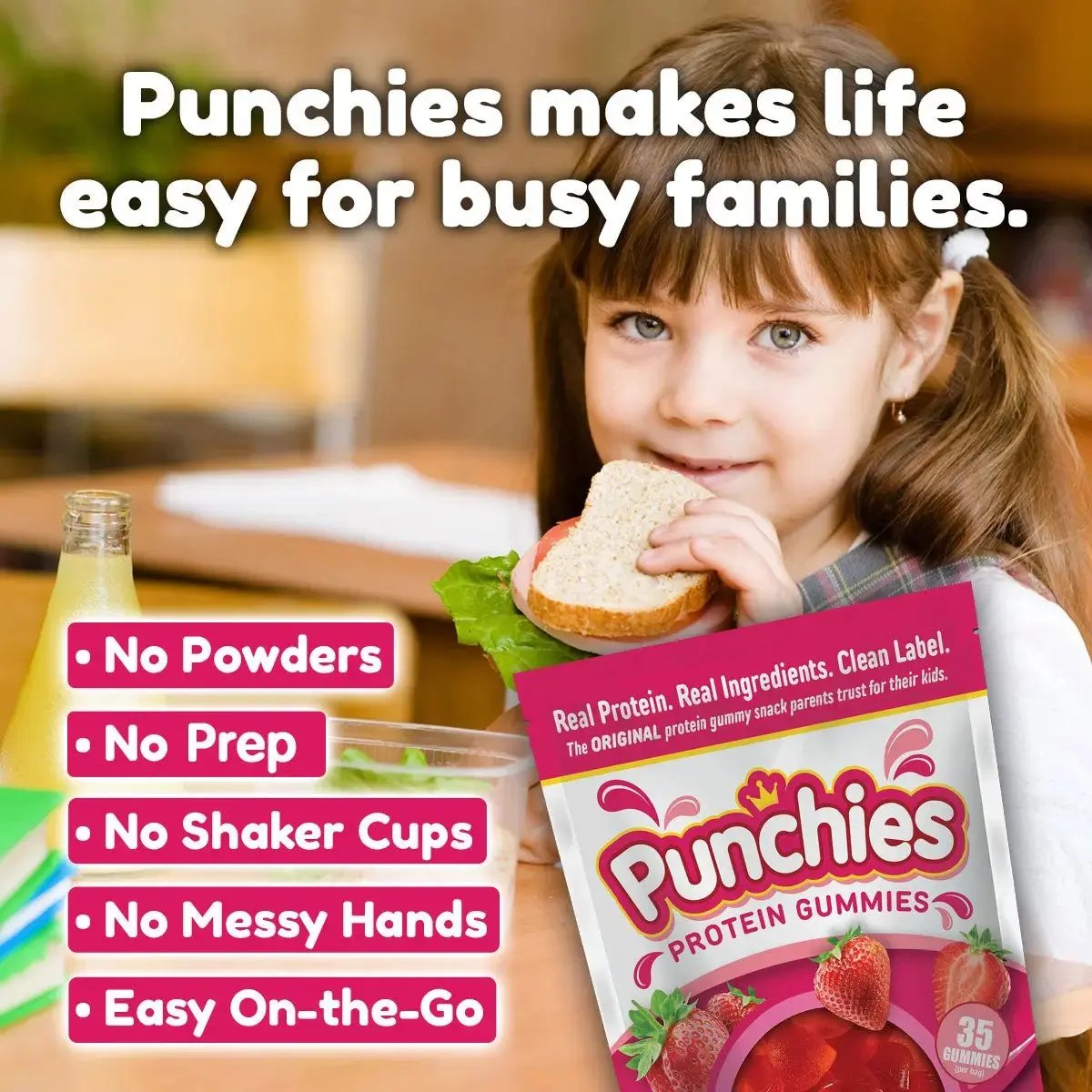 punchies at lunch - convenient and no mess