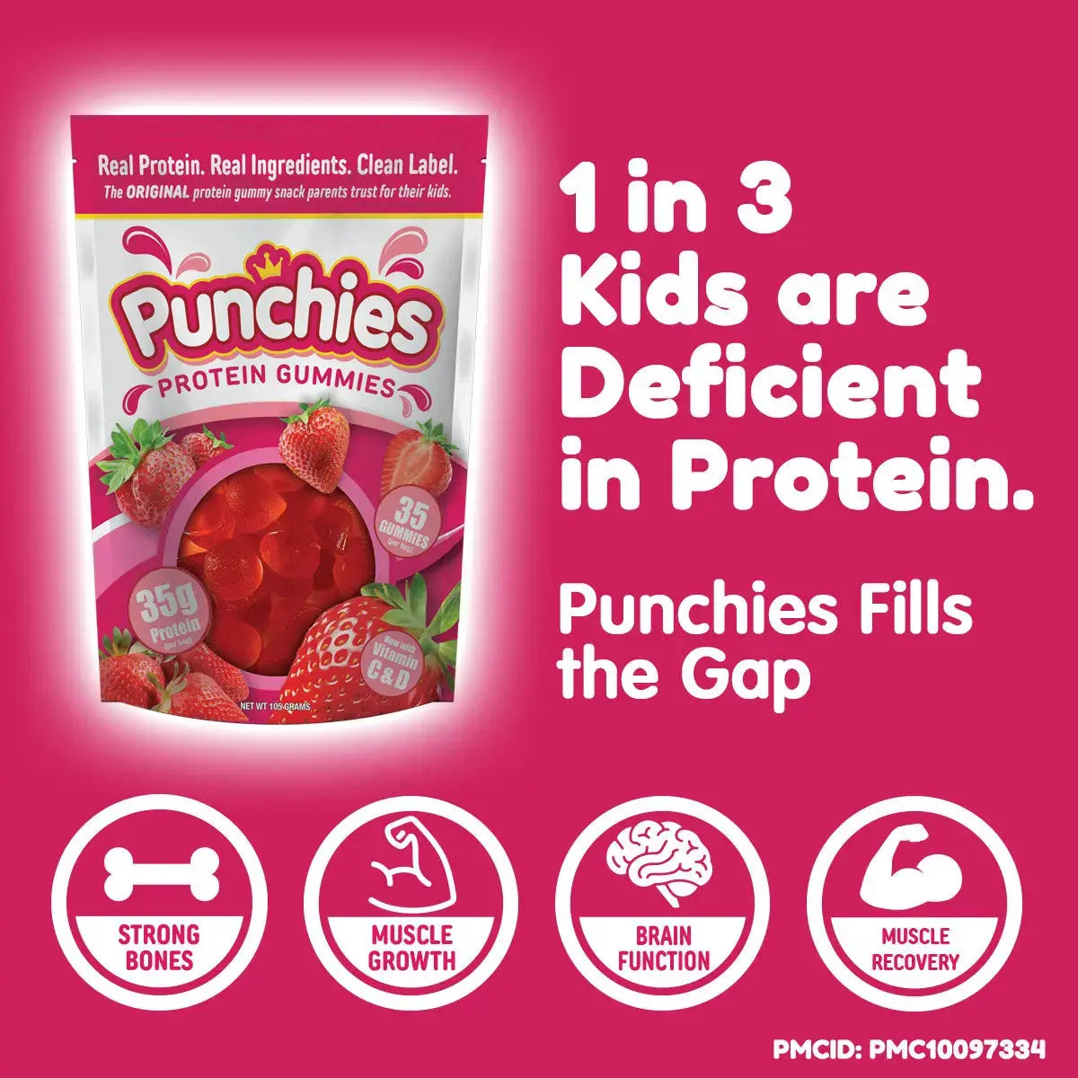 Protein Gummies for Kids Punchies