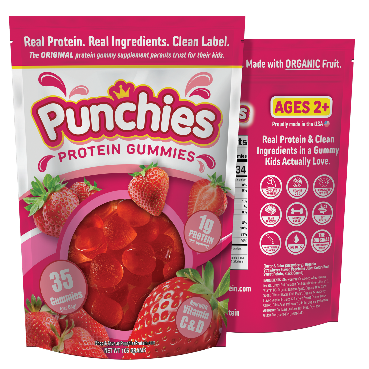 Protein Gummies for Kids Punchies